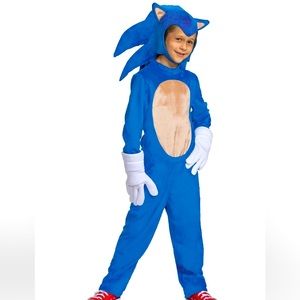 BOYS GIRLS KIDS SONIC THE HEADGEHOG HALLOWEEN COSTUME KIDS SMALL 4-6